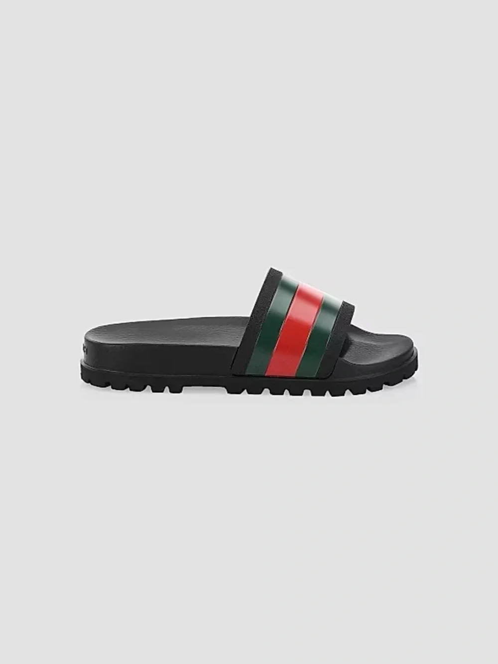 GUCCI Web Slide Sandal Size 43